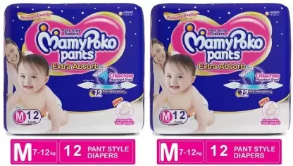 MAMY POKO PANTS Extra Absorb Diaper Pants M – 24